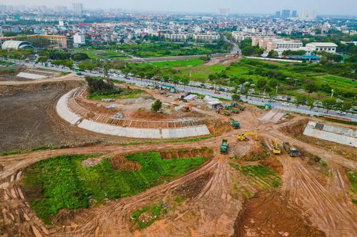 Mục sở thị 'siêu hồ' hơn 30ha giúp giảm ngập phía Đông Hà Nội