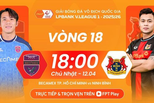 Nhận định trận đấu Becamex TP.HCM vs Ninh Bình, 18h00 ngày 12.4: Thừa thắng xông lên