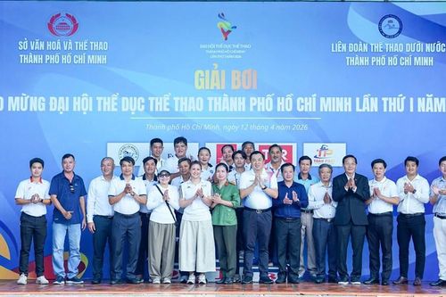 Sôi động Giải bơi chào mừng Đại hội TDTT TP.HCM lần thứ I năm 2026