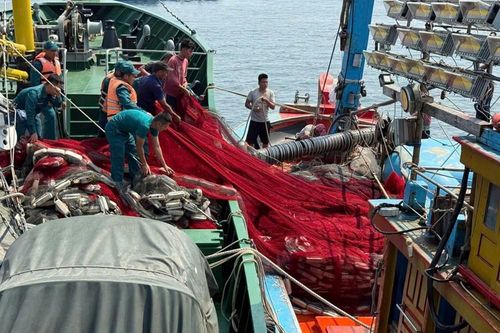 Tàu cá gặp nạn trên biển, 12 ngư dân được cứu hộ kịp thời