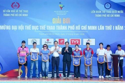 136 vận động viên tham dự Giải Bơi chào mừng Đại hội Thể dục Thể thao Thành phố Hồ Chí Minh