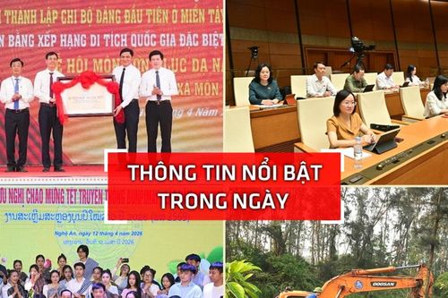 Nghệ An: Thông tin nổi bật ngày 12/4