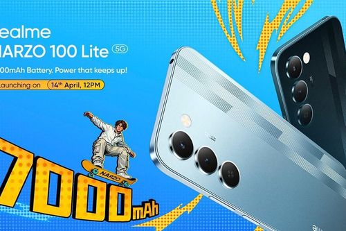 realme Narzo 100 Lite 5G ra mắt ngày 14/4 với pin 7000 mAh và màn hình 144Hz