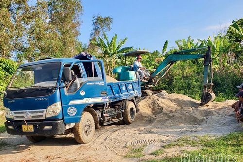 Phường Tây Nha Trang: Tăng cường xử lý tình trạng khai thác cát trái phép