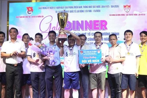 Giải bóng đá gây quỹ triển khai chương trình Tháng Thanh niên công nhân năm 2026