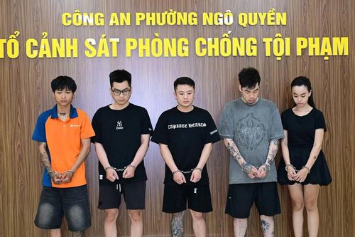 Bắt 6 thanh niên mua bán ma túy ở Hải Phòng