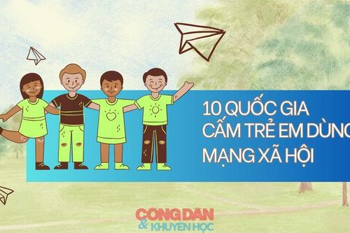 10 quốc gia cấm trẻ em dùng mạng xã hội