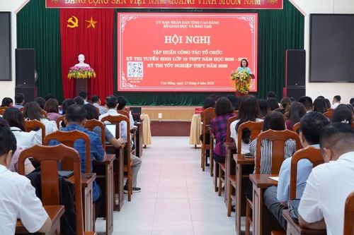Tập huấn công tác tổ chức các kỳ thi năm 2026