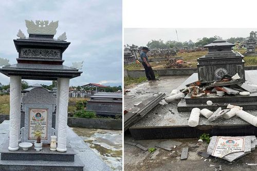 Khẩn trương điều tra vụ đập phá mộ tại Điện Bàn Bắc