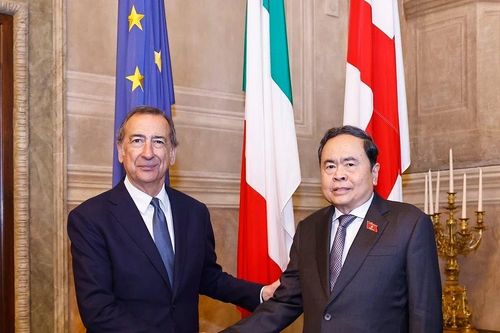 Chủ tịch Quốc hội Trần Thanh Mẫn tiếp Thị trưởng Thành phố Milan Giuseppe Sala