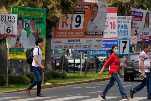Peru bầu Tổng thống giữa 'ma trận' ứng viên, gần như chắc chắn phải tổ chức vòng hai
