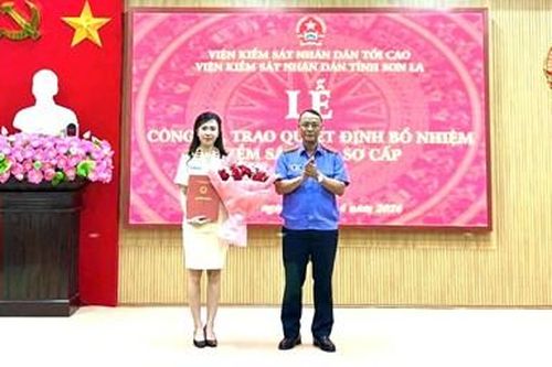 VKSND các tỉnh Sơn La, Phú Thọ trao quyết định bổ nhiệm chức danh Kiểm sát viên sơ cấp