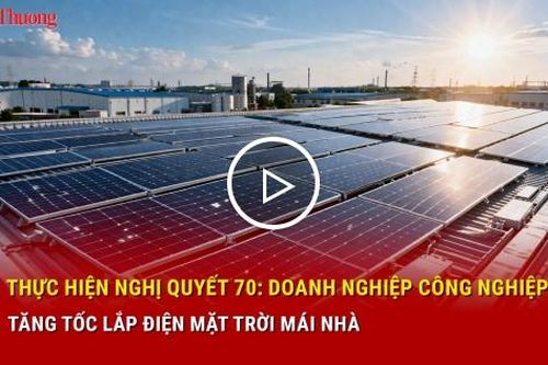 Thực hiện Nghị quyết 70: Doanh nghiệp công nghiệp tăng tốc lắp điện mặt trời mái nhà