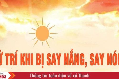Xử trí khi bị say nắng, say nóng