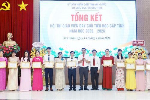 621 giáo viên đạt danh hiệu Giáo viên dạy giỏi tiểu học cấp tỉnh