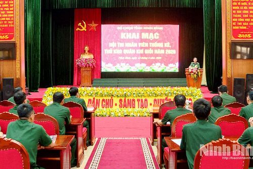 Bộ CHQS tỉnh tổ chức Hội thi nhân viên thống kê, thủ kho quân khí giỏi năm 2026