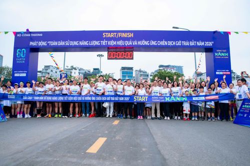 Lộ diện Top 3 chung cuộc Giải chạy trực tuyến hưởng ứng 'Toàn dân sử dụng năng lượng tiết kiệm, hiệu quả và hưởng ứng Chiến dịch Giờ Trái đất năm 2026'