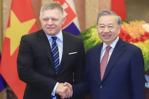 Tổng Bí thư, Chủ tịch nước Tô Lâm tiếp Thủ tướng Slovakia Robert Fico