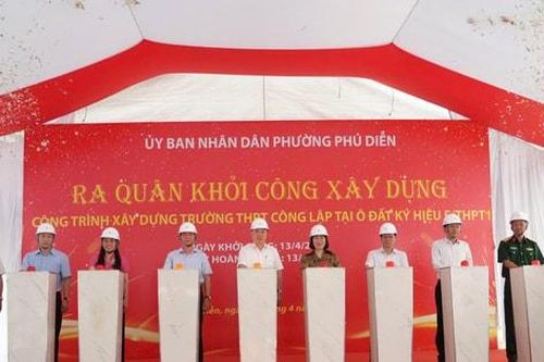 Phường Phú Diễn sẽ có thêm trường THPT công lập hiện đại vào năm 2027