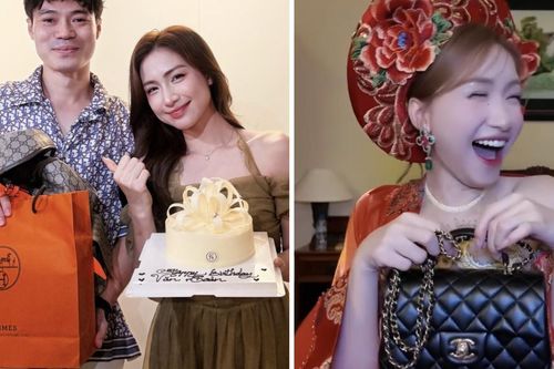 'Bóc giá' túi hiệu Hòa Minzy tặng Văn Toàn