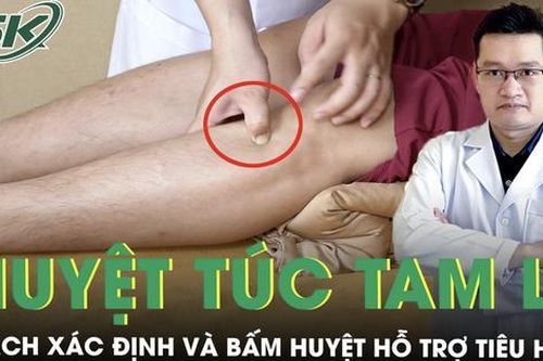 Hướng dẫn cách bấm huyệt túc tam lý hỗ trợ tiêu hóa