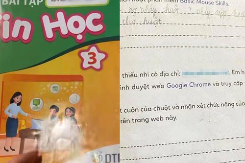 Dừng phát hành và thu hồi Vở bài tập Tin học có đường link dẫn đến web 'đen'