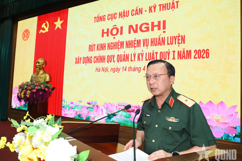 Tổng cục Hậu cần - Kỹ thuật rút kinh nghiệm công tác huấn luyện quý I năm 2026