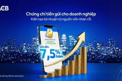 ACB chính thức phát hành chứng chỉ tiền gửi cho khách hàng doanh nghiệp
