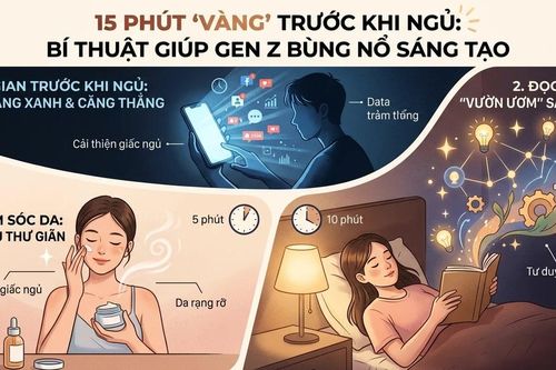 15 phút 'vàng' trước khi ngủ: Bí thuật giúp Gen Z bùng nổ sáng tạo