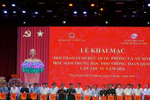 730 học sinh tranh tài tại Hội thao Giáo dục quốc phòng và an ninh học sinh THPT toàn quốc