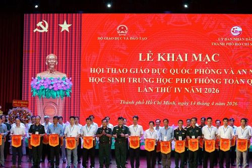 Hơn 700 học sinh dự Hội thao giáo dục quốc phòng và an ninh toàn quốc