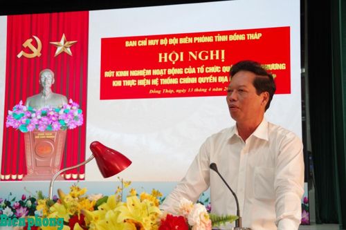 Rút kinh nghiệm hoạt động tổ chức quân sự địa phương khi thực hiện chính quyền địa phương 2 cấp