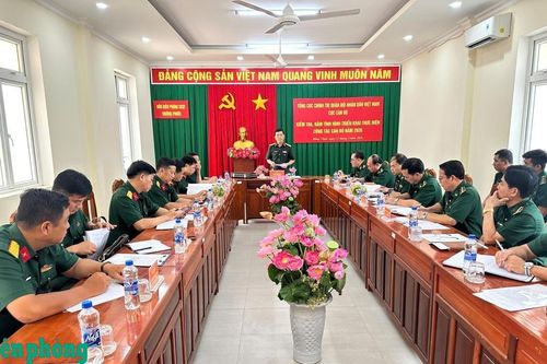 Kiểm tra công tác cán bộ năm 2026 tại Đồn Biên phòng cửa khẩu quốc tế Thường Phước