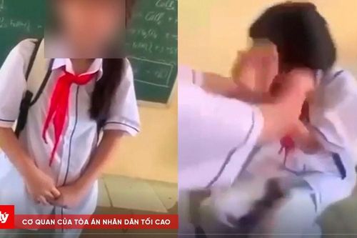 Nữ sinh bị nhóm bạn dùng ghế đánh vào đầu