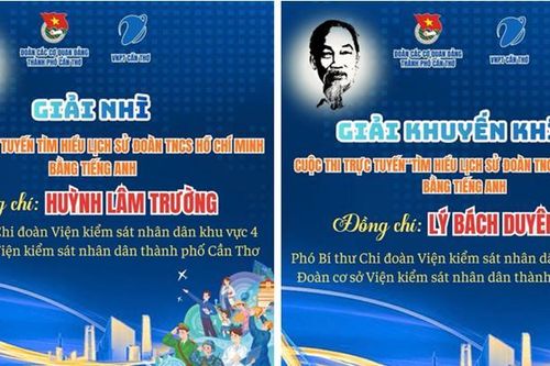 Đoàn cơ sở VKSND thành phố Cần Thơ đạt giải cao