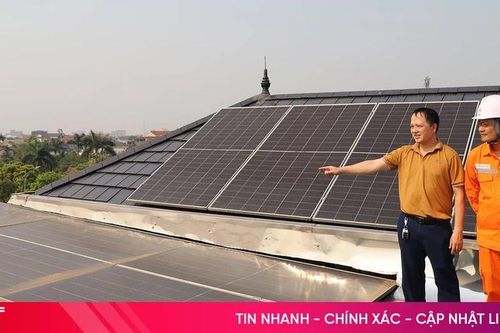Điện mặt trời áp mái - giảm áp lực lưới trong cao điểm nắng nóng
