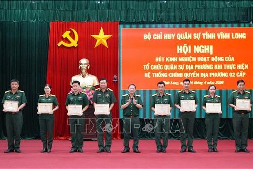 Xây dựng tổ chức quân sự địa phương vững mạnh