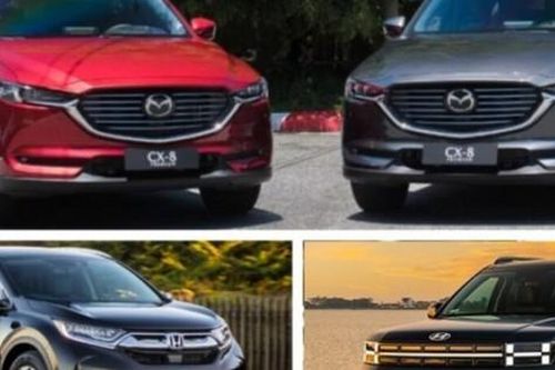 Hyundai Santa Fe, Mazda CX-8 và Honda CR-V: 7 chỗ đang bị 'lạm dụng'?