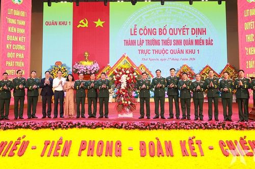 Đối tượng, tiêu chuẩn tuyển sinh vào Trường Thiếu sinh quân miền Bắc