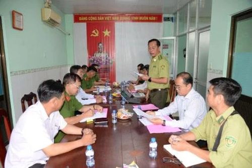 Kiểm tra công tác phòng cháy, chữa cháy rừng tại Khu di tích Gò Tháp