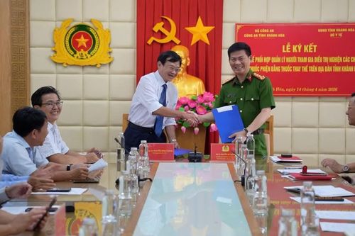 Công an tỉnh Khánh Hòa ký kết quy chế phối hợp với Sở Y tế