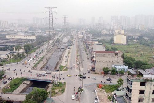 Hoàng Mai hoàn tất giải phóng mặt bằng mở rộng đường Tam Trinh