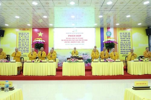 Tây Ninh: Họp mở rộng rà soát công tác tổ chức Đại hội đại biểu Phật giáo tỉnh lần thứ I