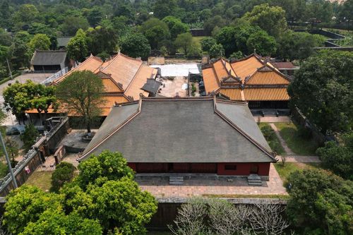 Huế: Yêu cầu trùng tu nhà hát ở di tích lăng Tự Đức đúng nguyên bản