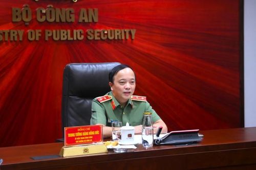Thứ trưởng Đặng Hồng Đức làm việc với Công ty Nam Triệu - Bộ Công an