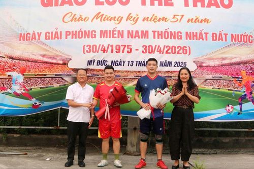 Mỹ Đức lan tỏa tinh thần đoàn kết lương - giáo qua hoạt động thể thao ý nghĩa
