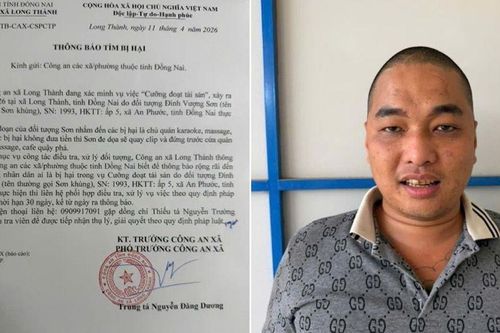 Vụ bắt giữ Sơn 'khùng' chuyên 'tống tiền' các chủ quán karaoke, massage: Công an thông báo tìm bị hại