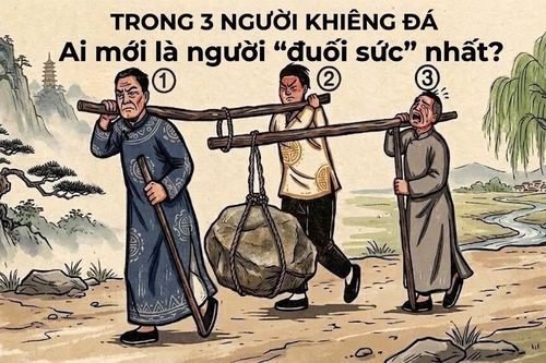 Câu đố 3 người khiêng đá: Ai mới là người gánh chịu áp lực lớn nhất?