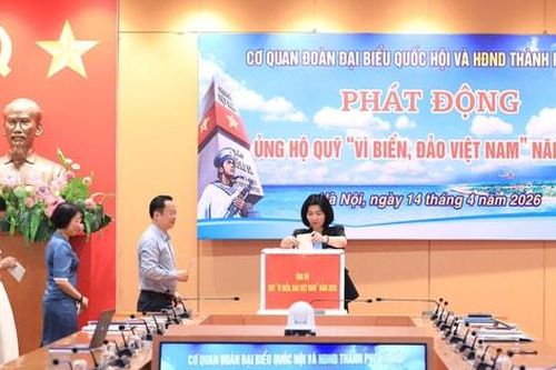 Cơ quan Đoàn đại biểu Quốc hội và HĐND TP Hà Nội ủng hộ Quỹ 'Vì biển, đảo Việt Nam'