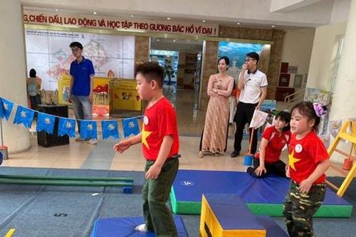 Học sinh mầm non phường Thanh Xuân tranh tài tại Liên hoan 'Tài năng Bé thơ'